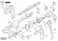 Bosch 3 601 AB2 006 Gbm13-2Re Drill 230 V / Eu Spare Parts